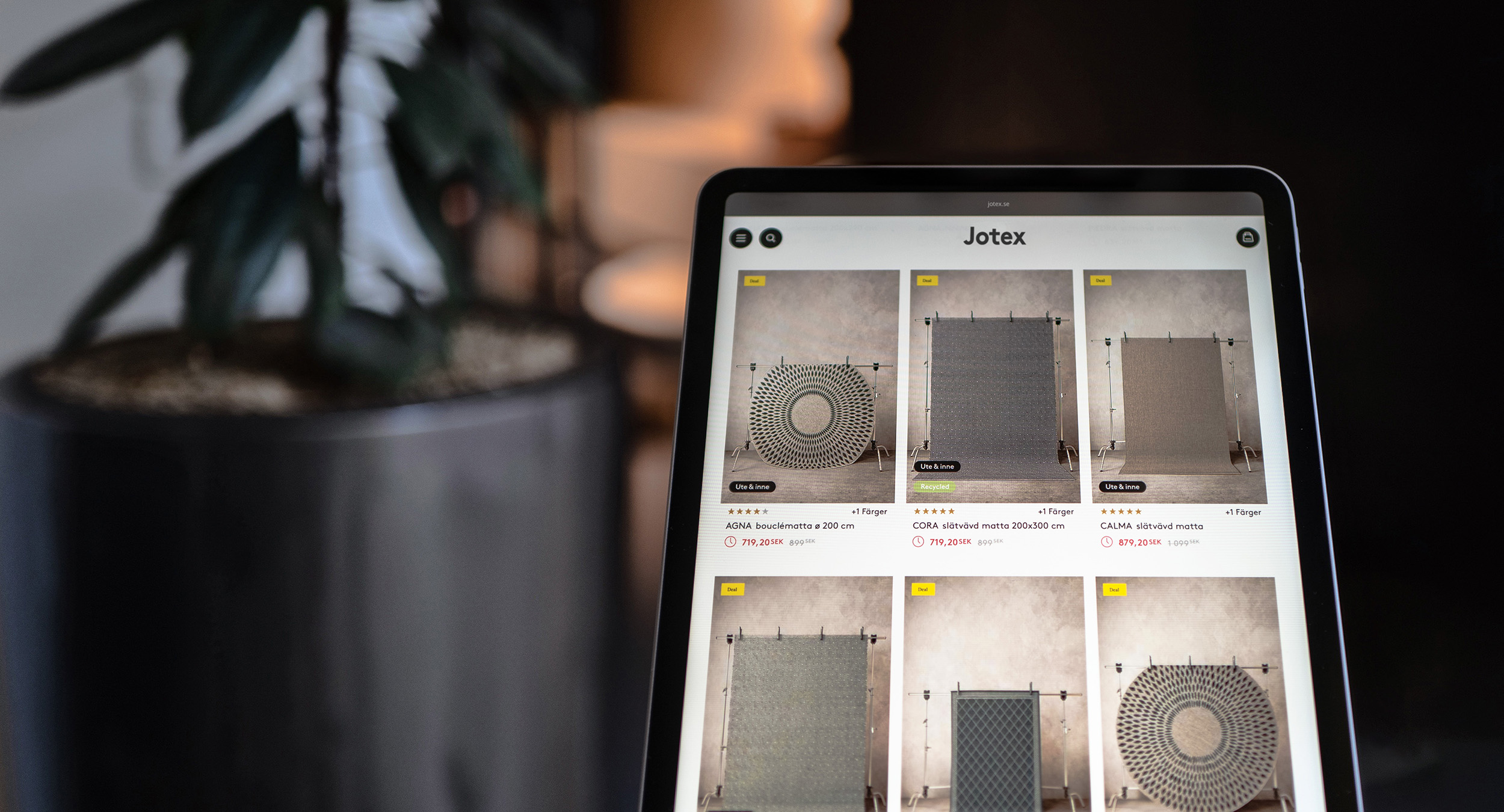 Bringing flat product photography to life for Jotex